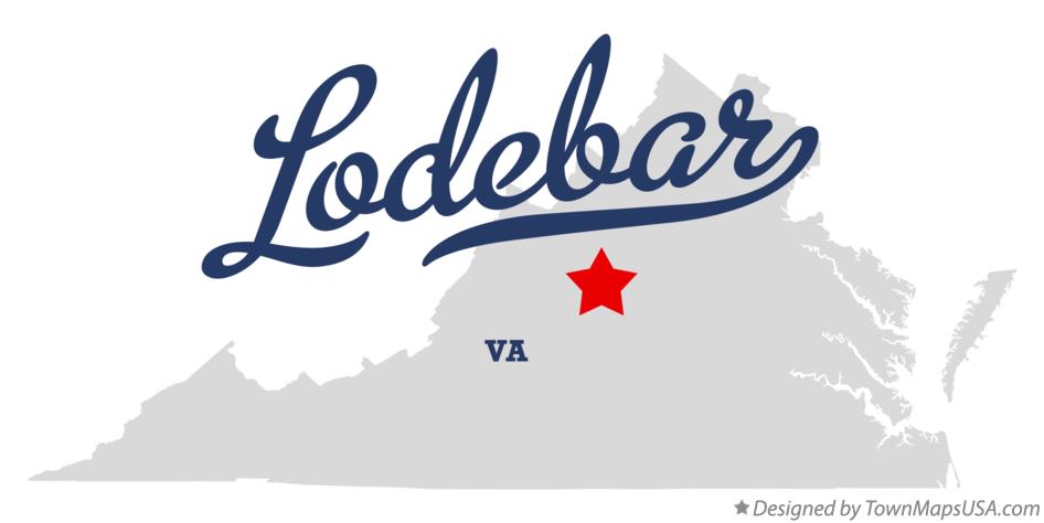 Map of Lodebar Virginia VA