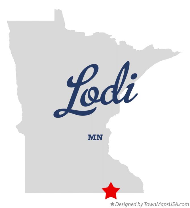 Map of Lodi Minnesota MN