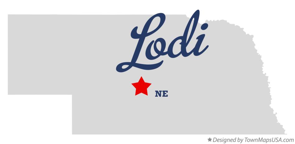 Map of Lodi Nebraska NE