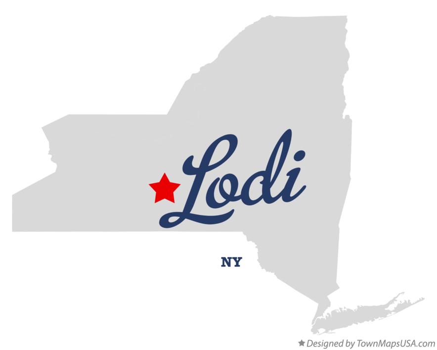 Map of Lodi New York NY