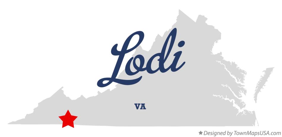 Map of Lodi Virginia VA