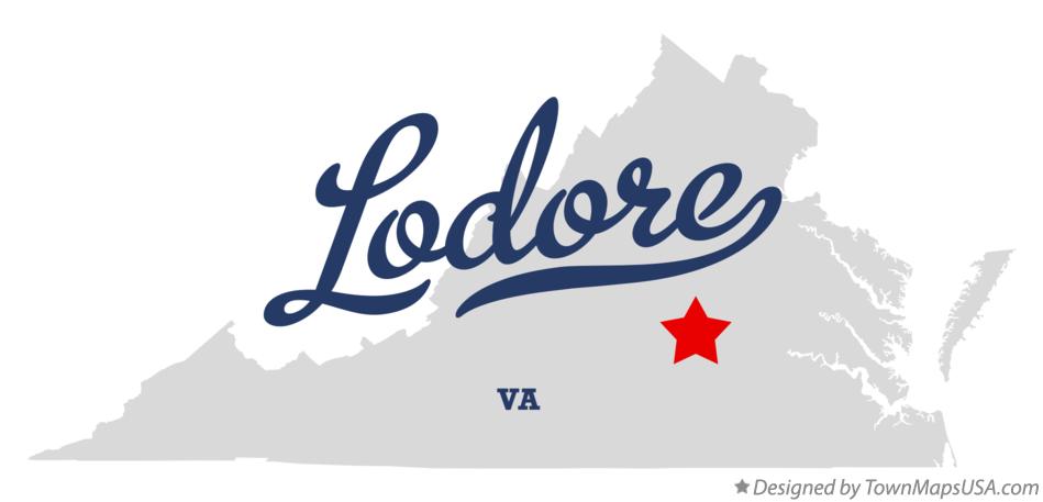 Map of Lodore Virginia VA