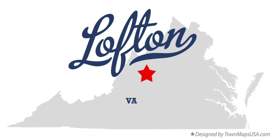 Map of Lofton Virginia VA