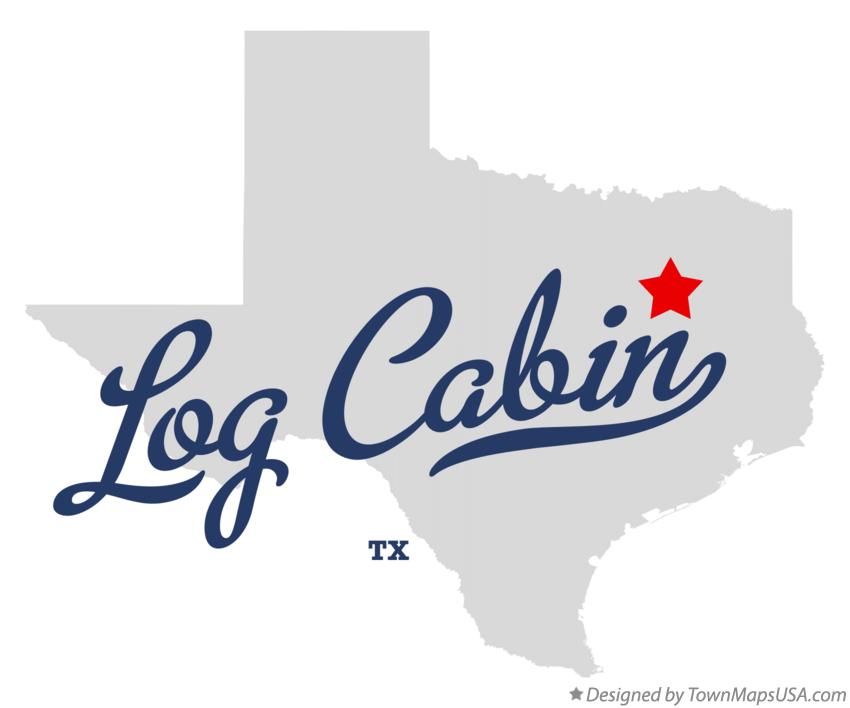 Map of Log Cabin Texas TX