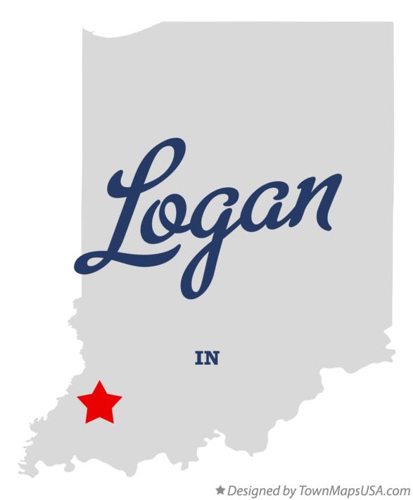 Map of Logan Indiana IN
