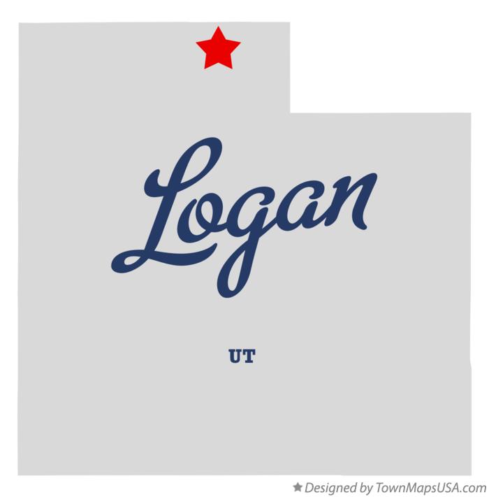 Map of Logan Utah UT