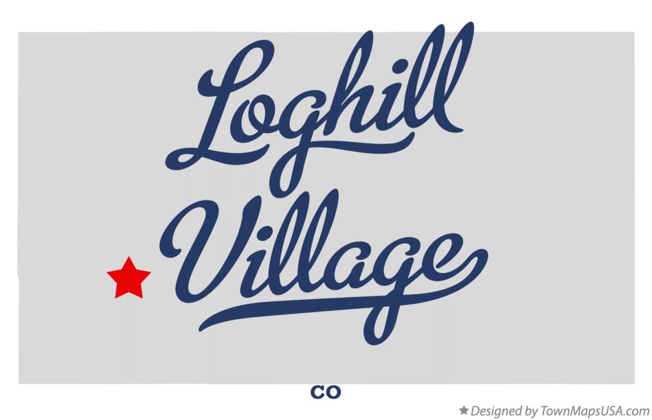 Map of Loghill Village Colorado CO