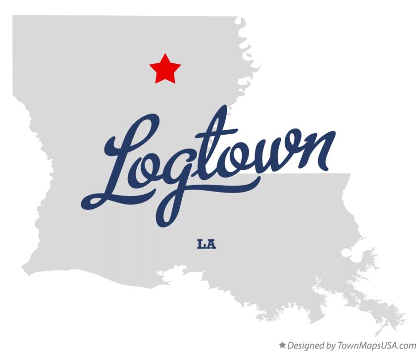 Map of Logtown Louisiana LA