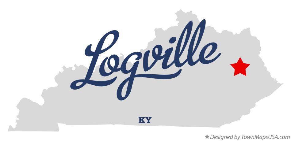Map of Logville Kentucky KY
