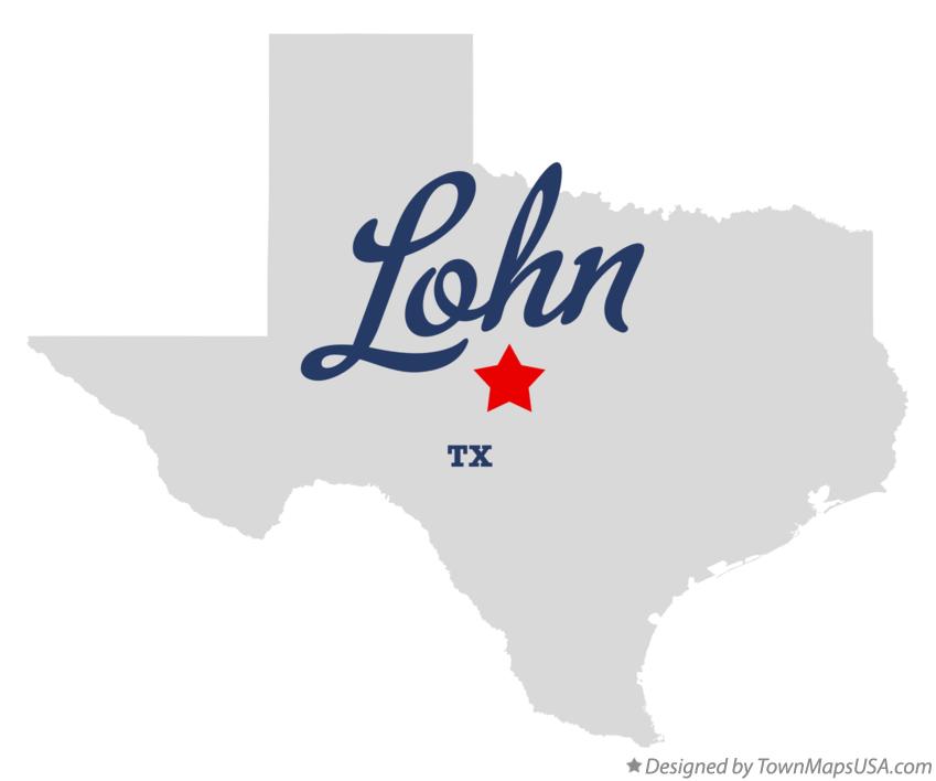 Map of Lohn Texas TX