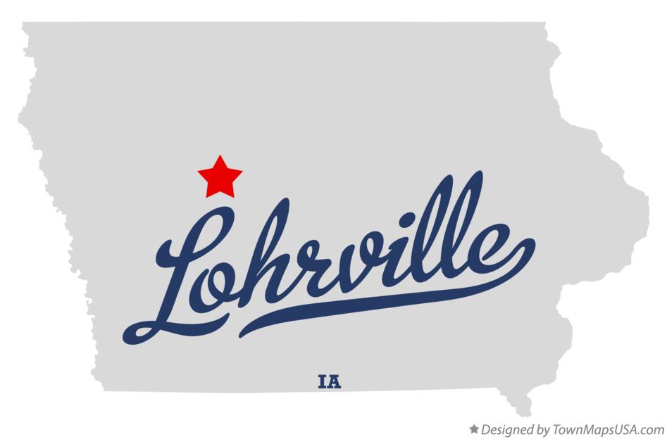 Map of Lohrville Iowa IA