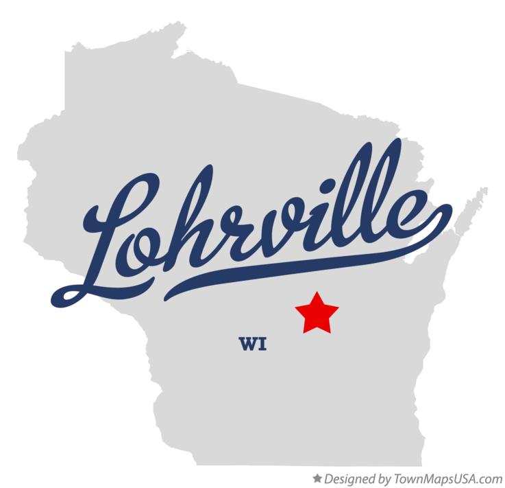Map of Lohrville Wisconsin WI