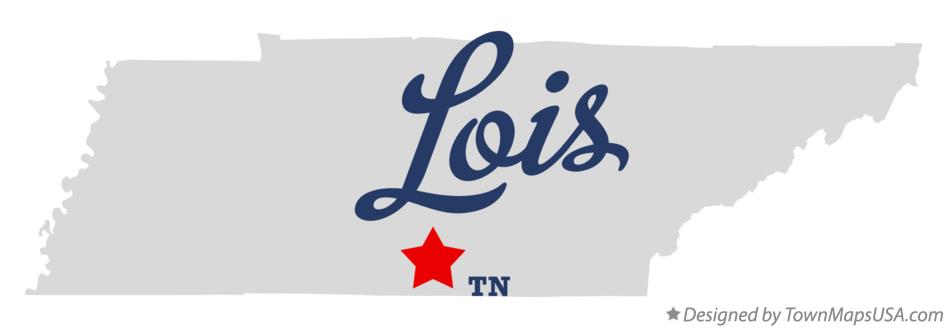 Map of Lois Tennessee TN