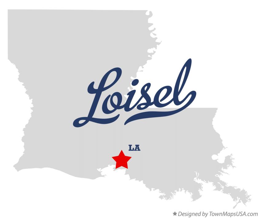 Map of Loisel Louisiana LA