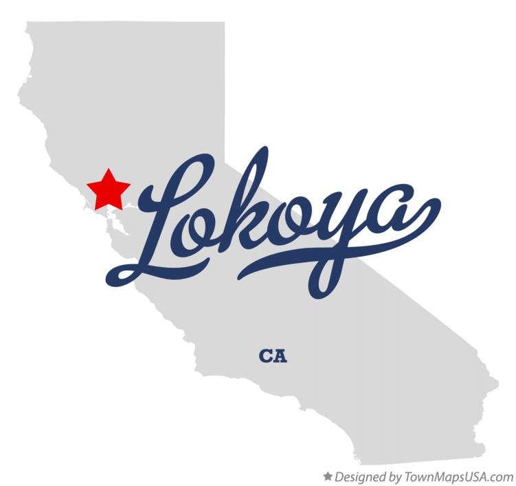 Map of Lokoya California CA