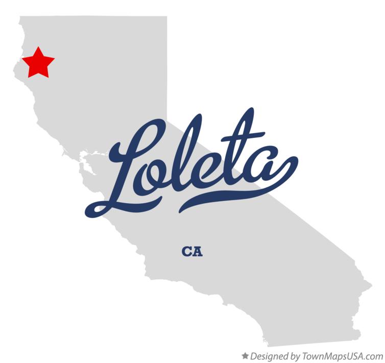 Map of Loleta California CA