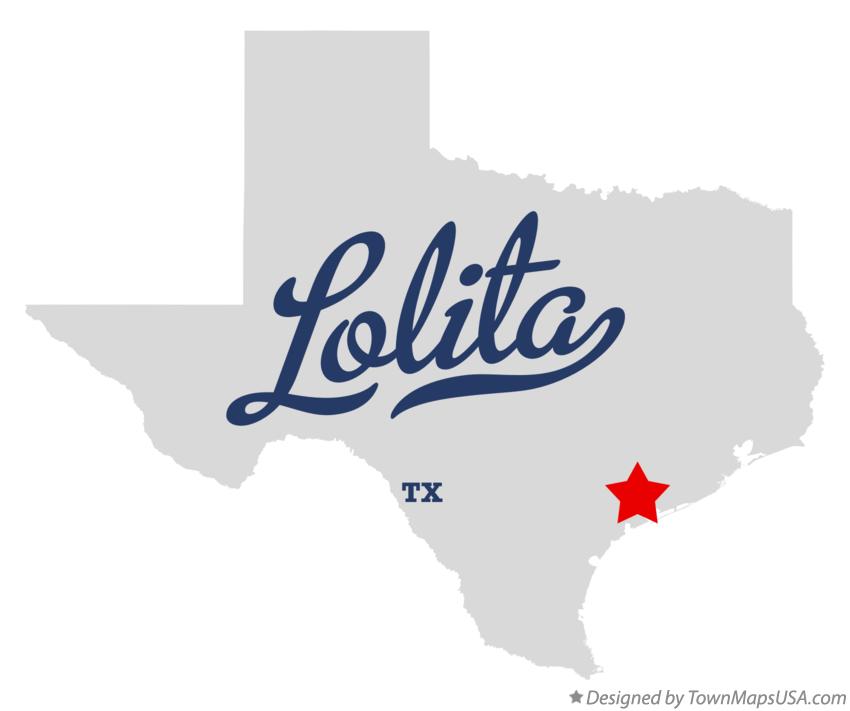 Map of Lolita Texas TX