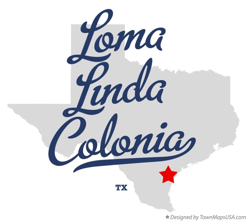 Map of Loma Linda Colonia Texas TX