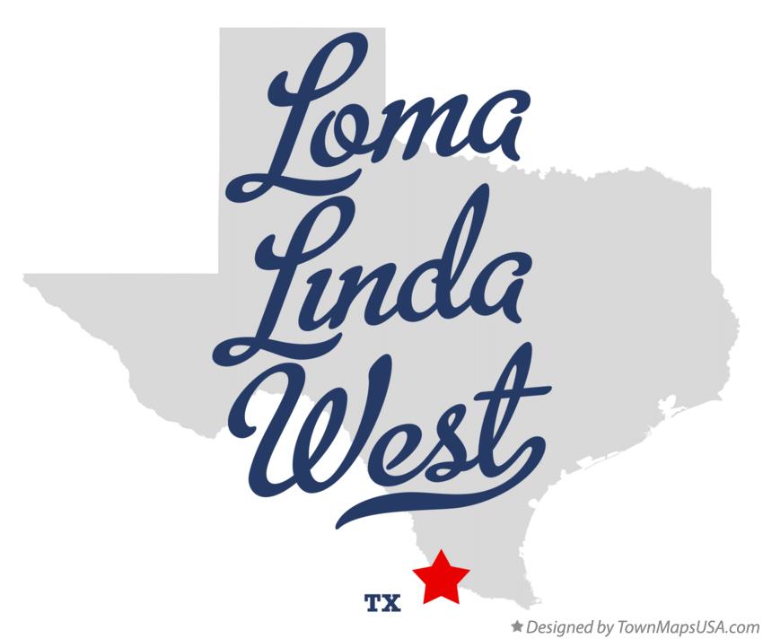Map of Loma Linda West Texas TX
