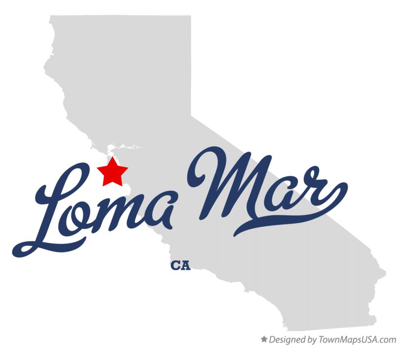 Map of Loma Mar California CA