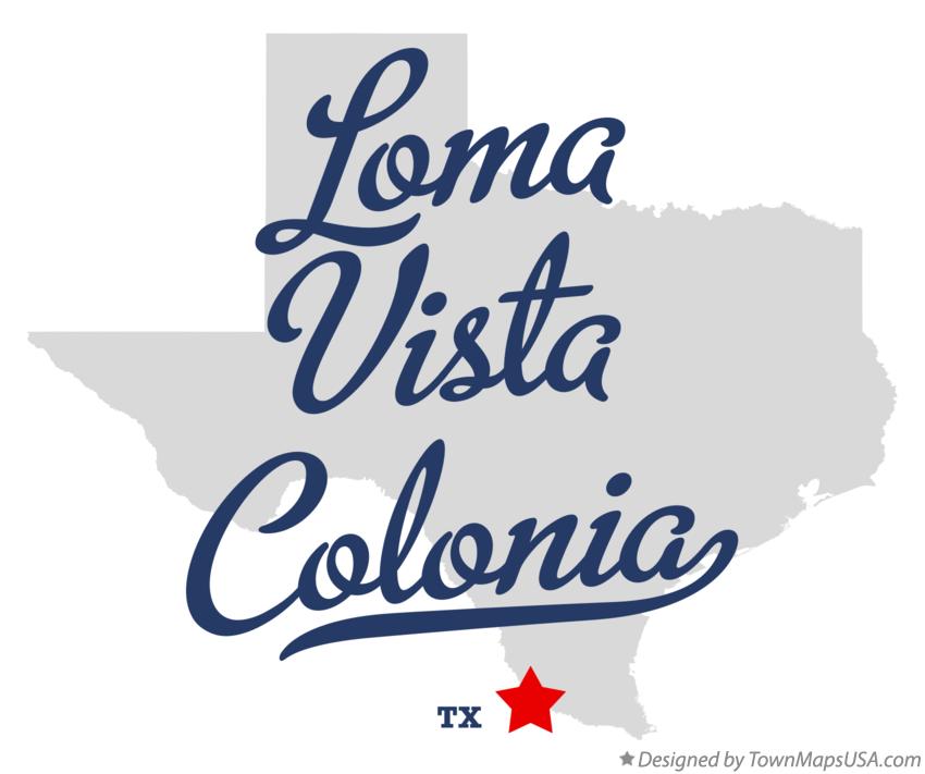 Map of Loma Vista Colonia Texas TX