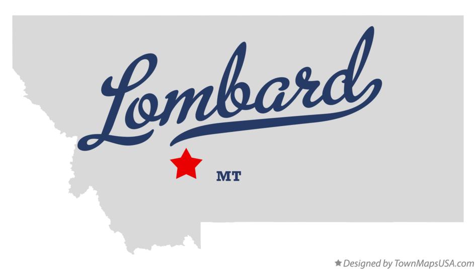 Map of Lombard Montana MT