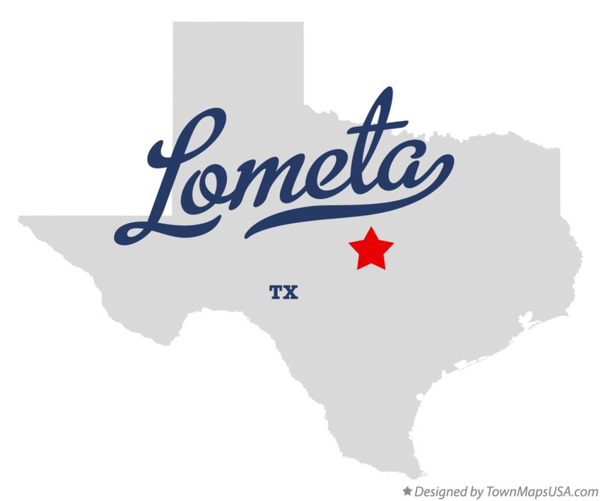 Map of Lometa Texas TX