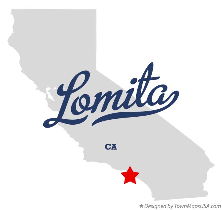 Map of Lomita California CA