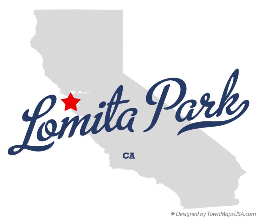 Map of Lomita Park California CA