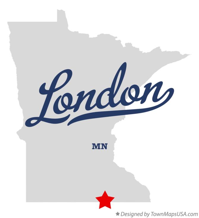 Map of London Minnesota MN