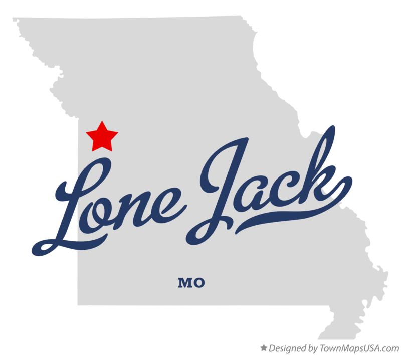 Map of Lone Jack Missouri MO