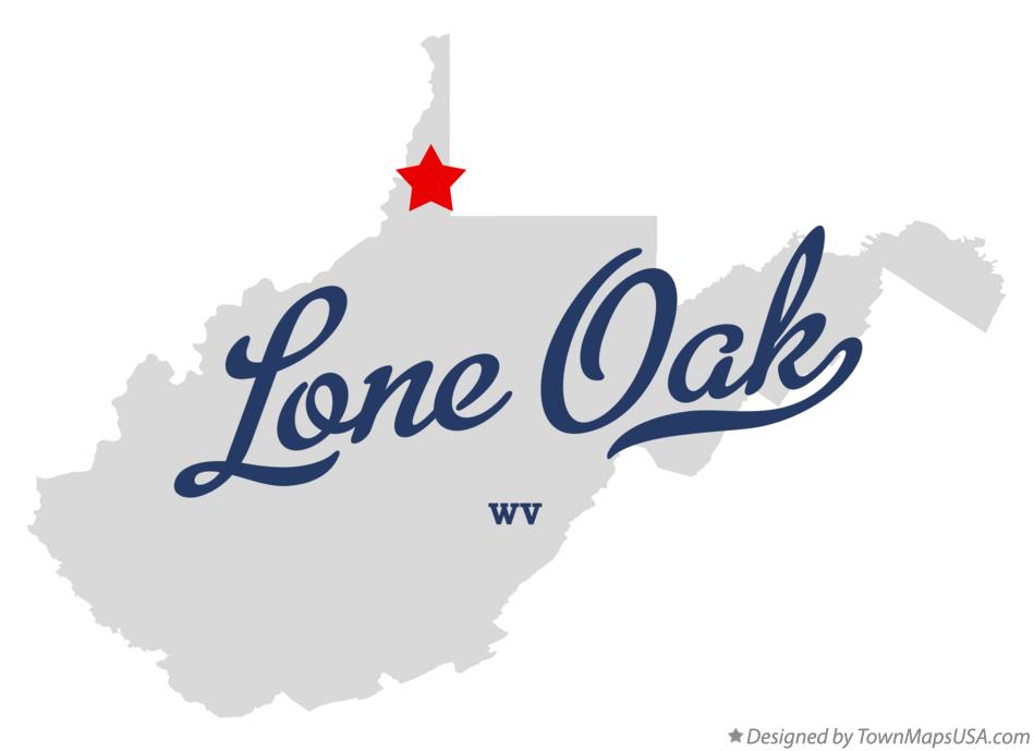 Map of Lone Oak West Virginia WV