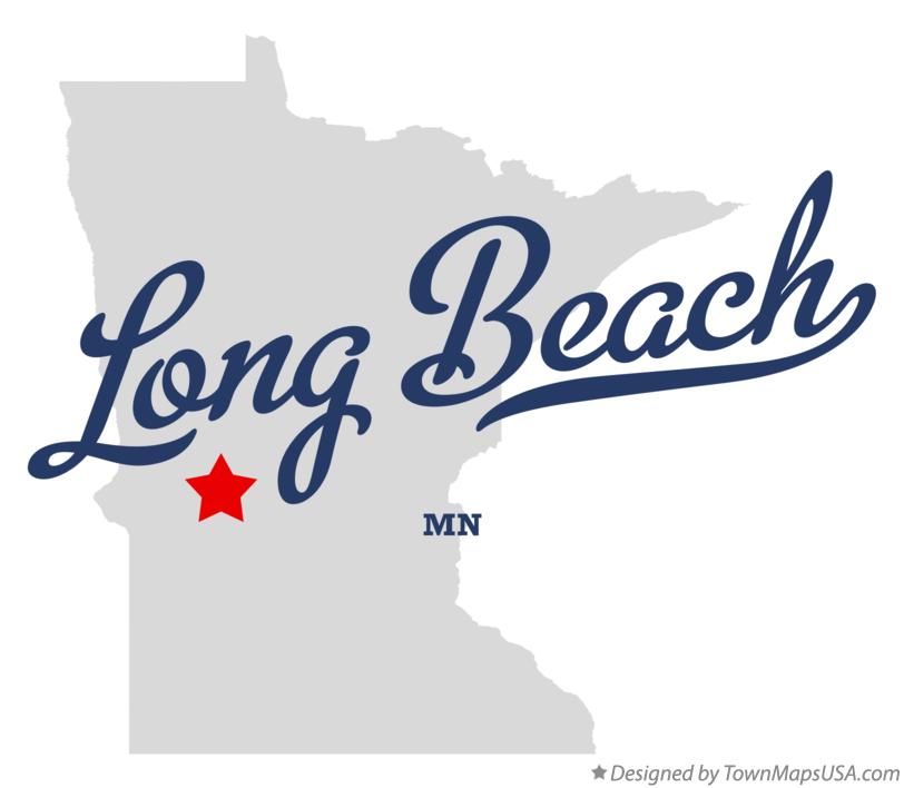 Map of Long Beach Minnesota MN