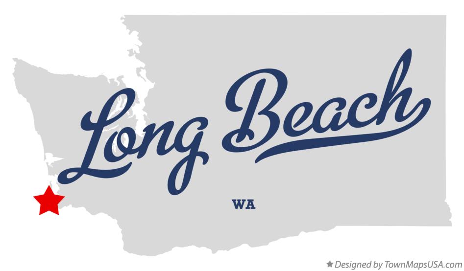 Map of Long Beach Washington WA