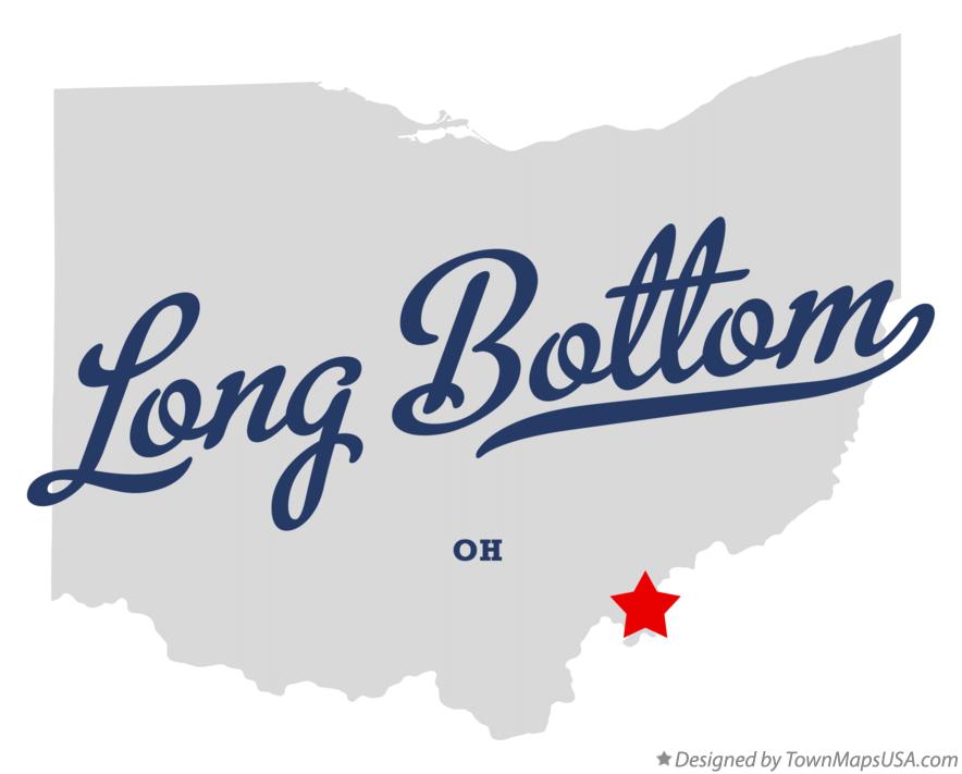 Map of Long Bottom Ohio OH