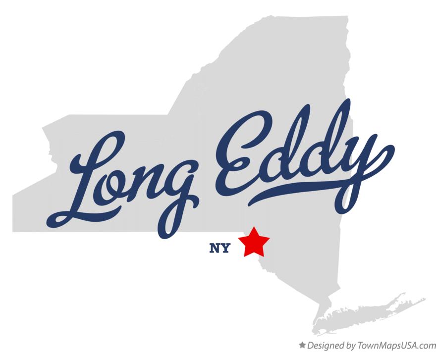 Map of Long Eddy New York NY