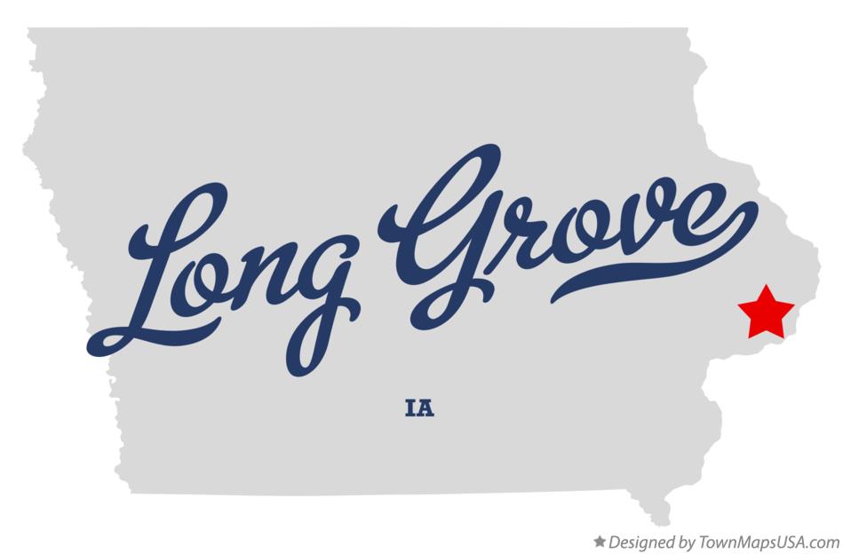 Map of Long Grove Iowa IA