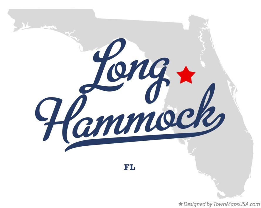 Map of Long Hammock Florida FL