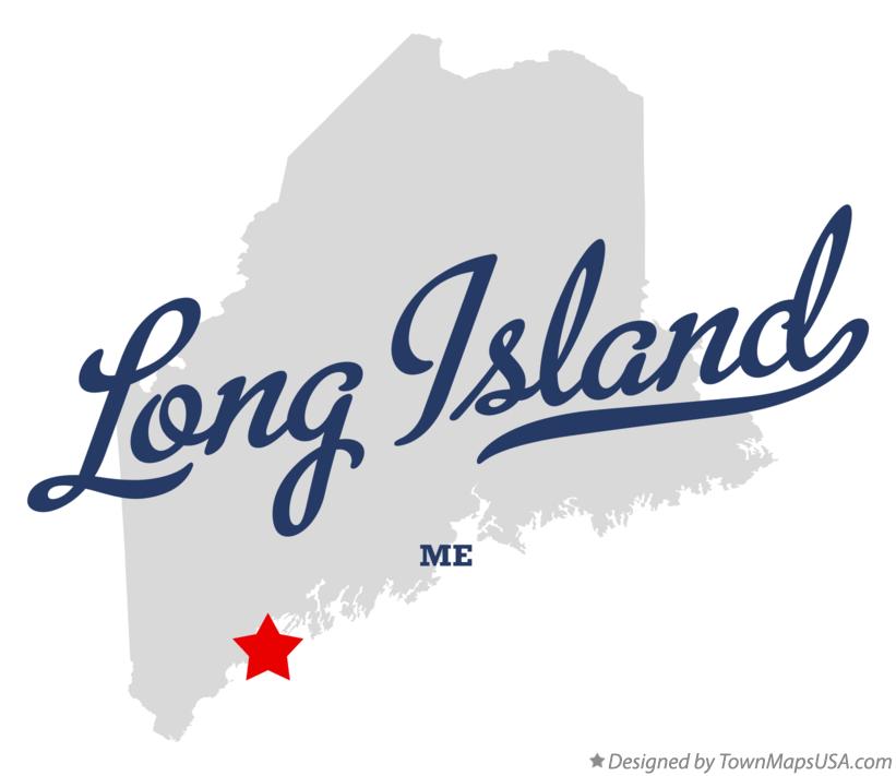 Map of Long Island Maine ME