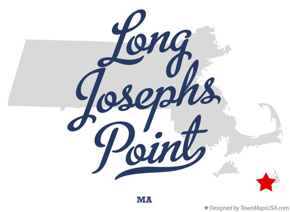 Map of Long Josephs Point Massachusetts MA