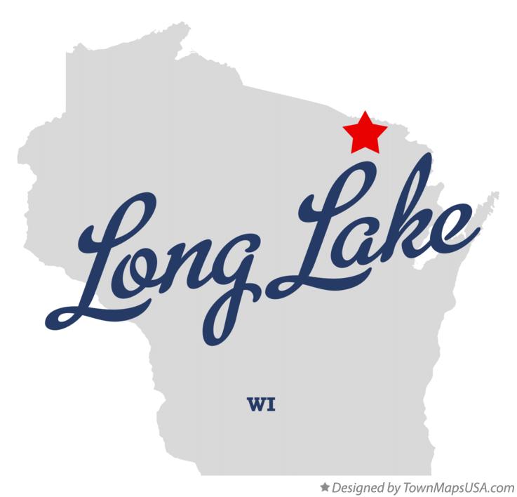 Map of Long Lake Wisconsin WI