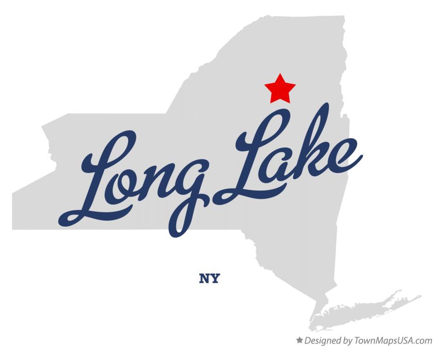 Map of Long Lake New York NY