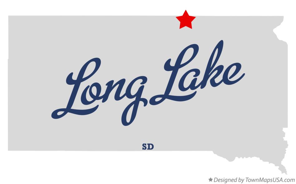 Map of Long Lake South Dakota SD