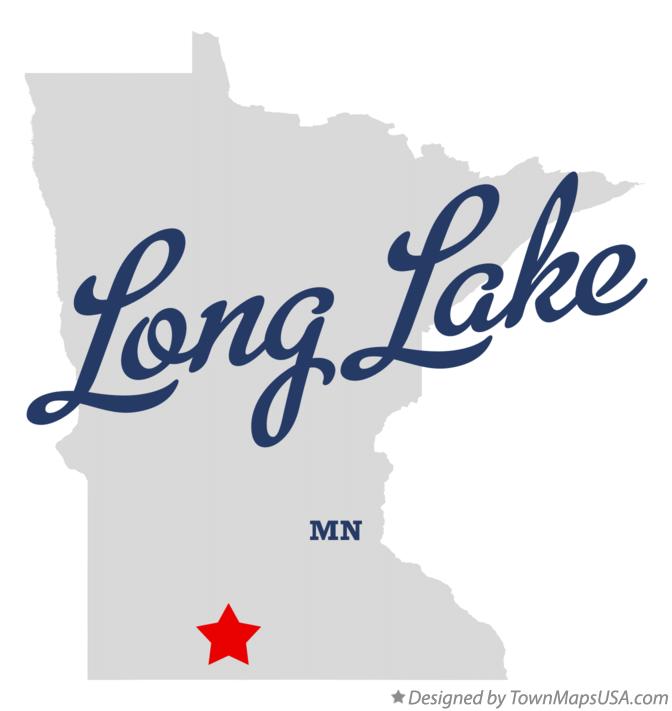 Map of Long Lake Minnesota MN