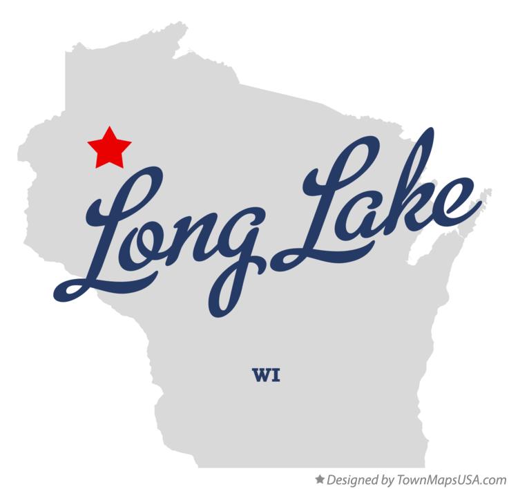 Map of Long Lake Wisconsin WI