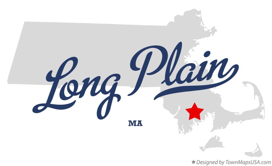 Map of Long Plain Massachusetts MA