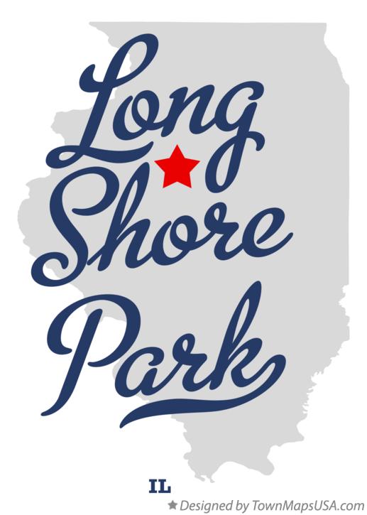 Map of Long Shore Park Illinois IL