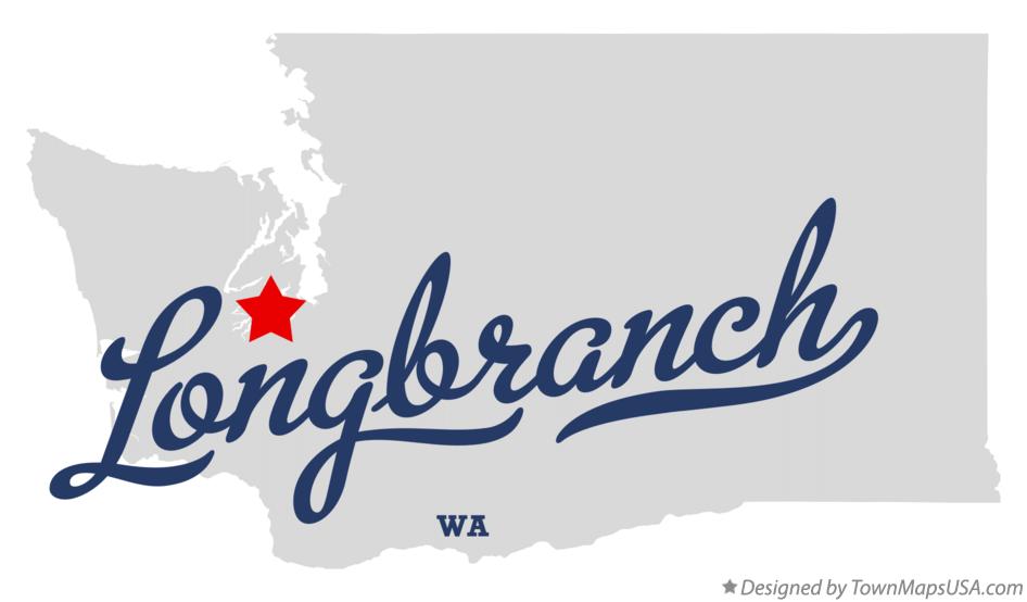Map of Longbranch Washington WA