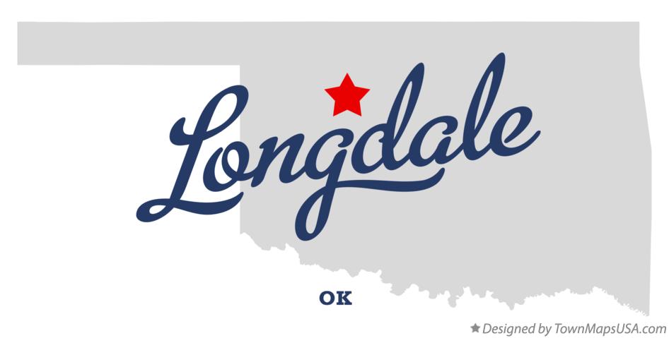 Map of Longdale Oklahoma OK