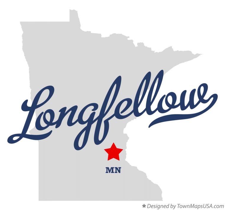 Map of Longfellow Minnesota MN